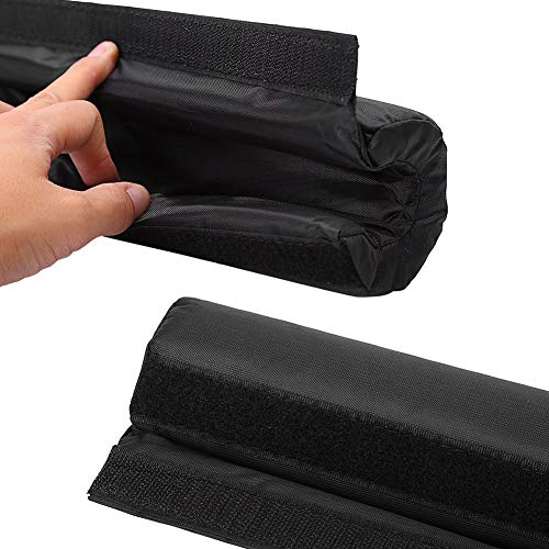 VGBEY Squat Pad - Barbell Pad para Barras estándar y olímpicas con Correas de Seguridad para Levantamiento de Pesas, empujes de Cadera, Sentadillas y estocadas