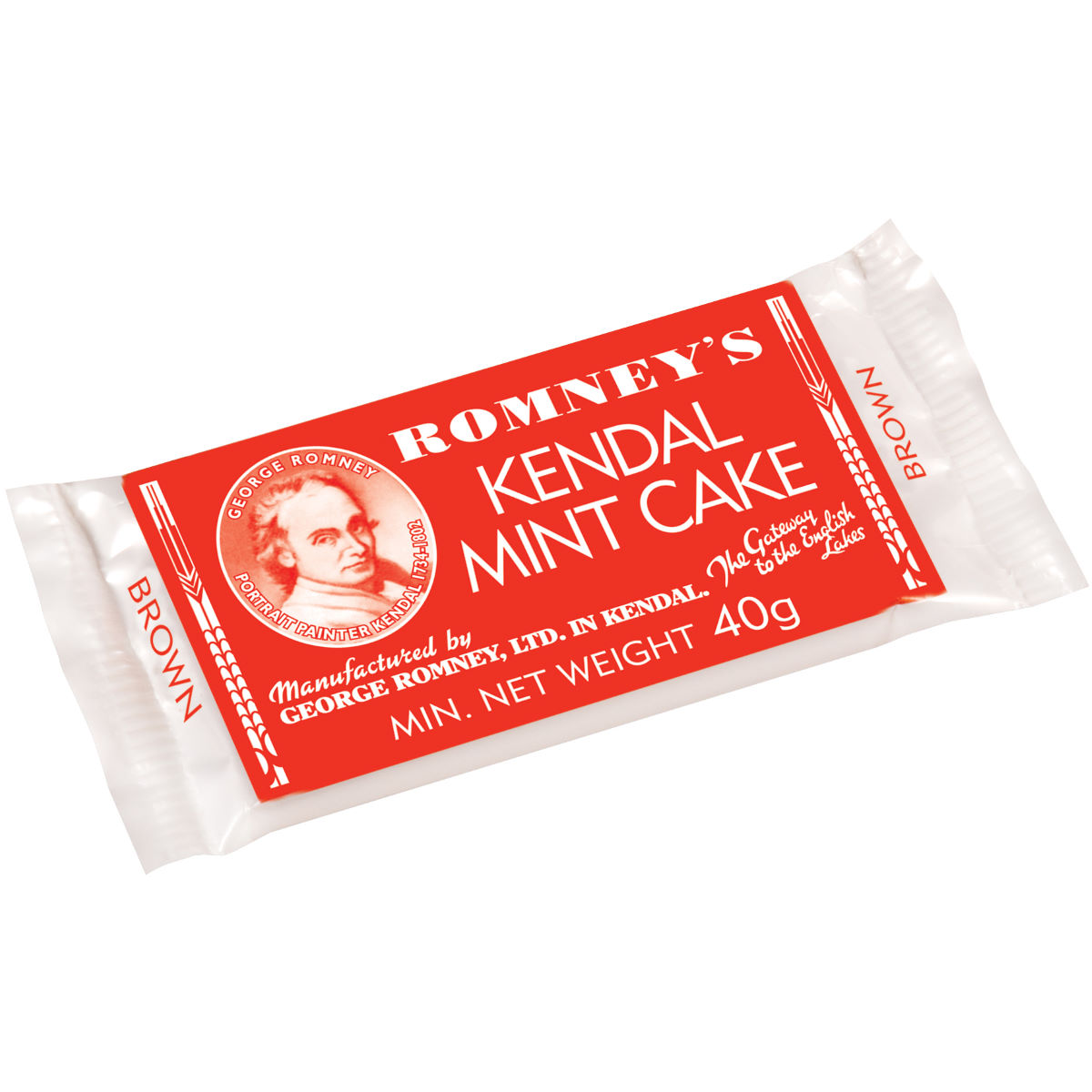 Barritas de menta Romney's Kendal Mint Cake (blanco) - Barritas
