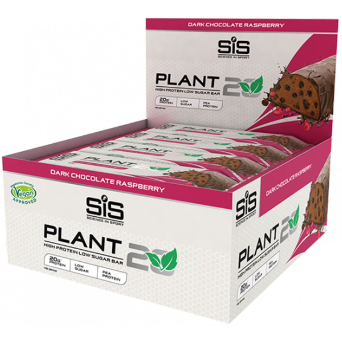Barritas de proteínas Science in Sport Plant20 (12 x 64 g) - Barritas