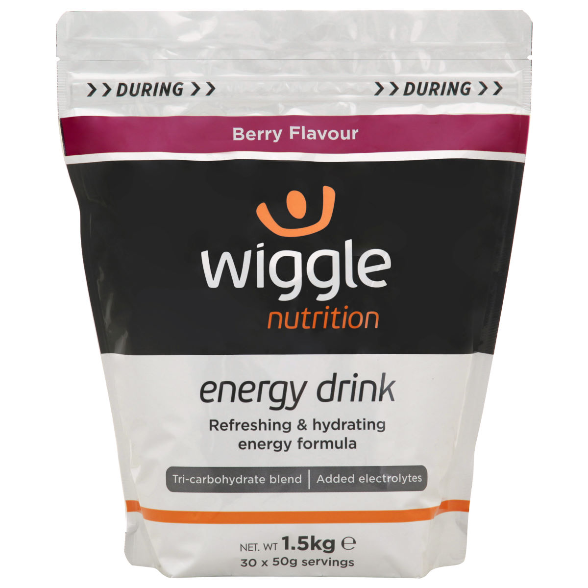 Bebida energética Wiggle Nutrition (1,5 kg) - Bebidas en polvo