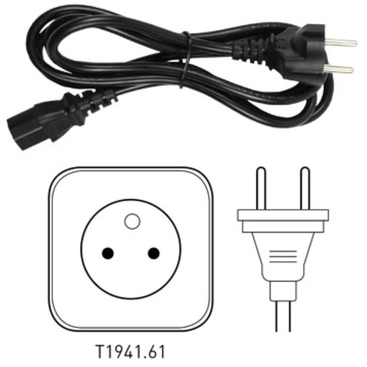 Cable de alimentación Tacx UE - Cables de alimentación