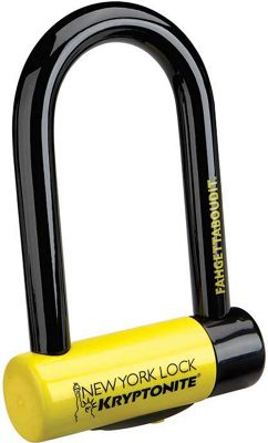 Candado Kryptonite Fahgettaboudit - Negro - Amarillo - Sold Secure Gold Rated, Negro - Amarillo