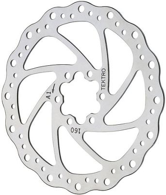 Disco de freno ondulado Tektro - Plata - Including Bolts, Plata