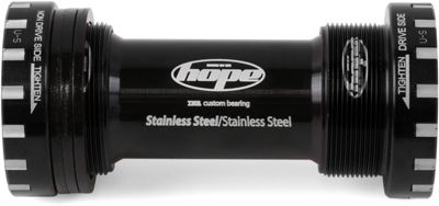 Eje de pedalier de acero inoxidable de MTB Hope - Negro - 83mm - English Thread, Negro