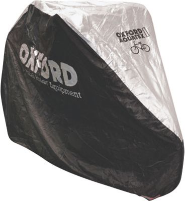 Funda de bici individual Oxford Aquatex - Negro - Plata - 190x72x110cm, Negro - Plata