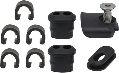 Kit de guía de cable de carbono Nukeproof Reactor - Negro, Negro