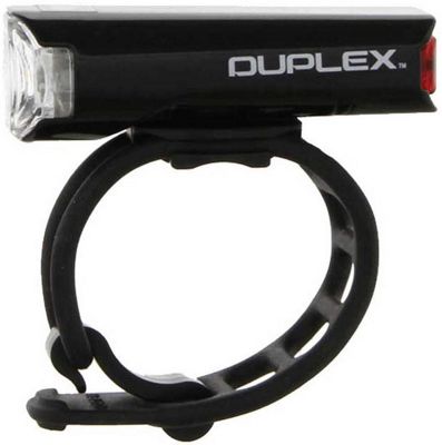 Luz delantera y trasera de casco Cateye Duplex - Negro, Negro