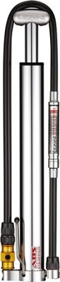 Mini Bomba Lezyne Micro Floor Drive HV - Plata - With Gauge, Plata