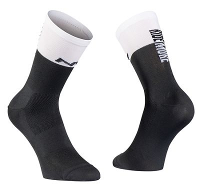 Northwave Work Less Ride More Socks  - Negro-Blanco - XS, Negro-Blanco