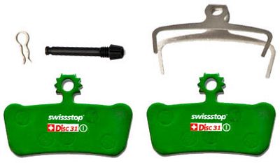 Pastillas orgánicas para freno de disco SwissStop - Green 31 - D31 - Avid/ELIXR/Guide, Green 31