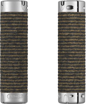 Puños de cuero Brooks England Plump - Negro - 130mm, Negro