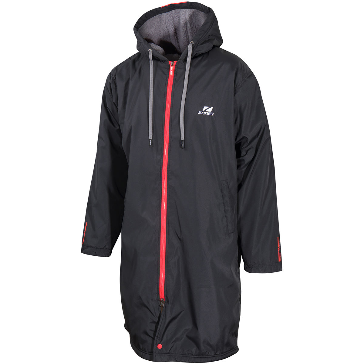 Chaqueta tipo bata parka de forro polar Zone3 - Ponchos de toalla