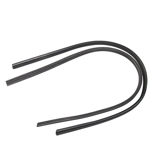 2x Universal Tira Goma de Limpiaparabrisas Hoja de Repuesto para Coche 6mm 28"