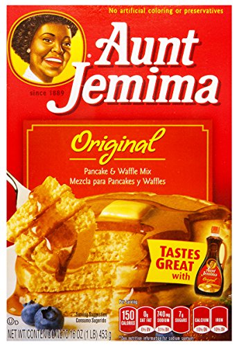 Aunt Jemima Pancake & waffle mix original preparado para panqueques 453g