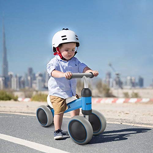 Bammax Bicicleta sin Pedales, Bici sin Pedales Niño, Juguetes Bebes 1 Año, Triciclos Bebes, Correpasillos Bebes 1 Año, Azul