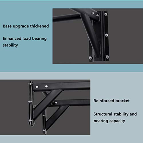 Barra Horizontal Dispositivo Pull-up Multifuncional Barra Horizontal Interior Pared de la casa punzonado de Pared Fija Barras paralelas Equipos de Gimnasia artículos Deportivos Ejercicio en el hogar