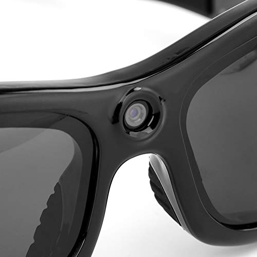 C- Gafas de Sol Bluetooth Cámara Auriculares Full HD 1080P Grabadora de Video Cámara Reproductor de MP3, para Gafas de cámara Mini al Aire Libre, Gran Regalo para su Familia y Amigos