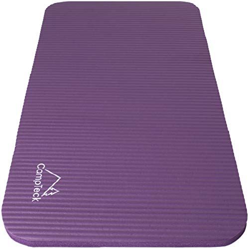 CampTeck U6963 - Yoga Knee Pad Colchoneta Yoga para Rodilla Antideslizante Espuma Suave Almohadilla Yoga para Fitness, Gimnasia, Pilates, etc. - Púrpura