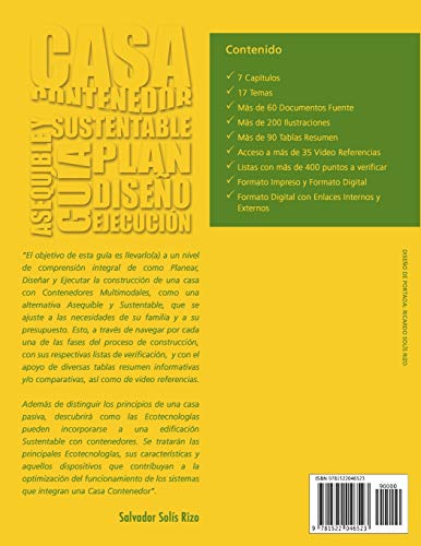 Casa Contenedor – La Alternativa Asequible y Sustentable: Guía: Plan – Diseño – Ejecución