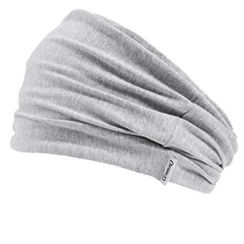 Casualbox Hombre Japonés Elástico Algodón Licra Venda Cuello Más Cálido Luz Gris