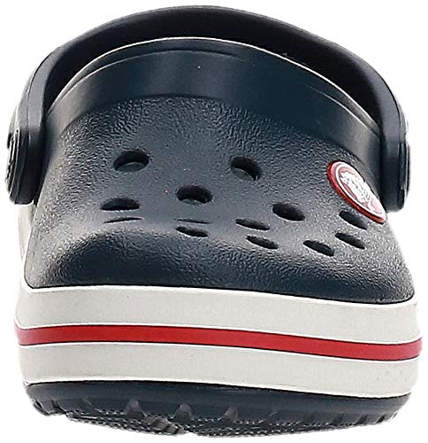 Crocs Crocband Clog Kids, Zuecos, Azul (Navy/Red), 32/33 EU