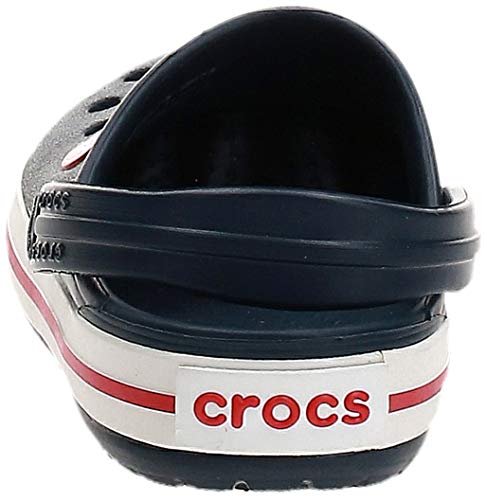 Crocs Crocband Clog Kids, Zuecos, Azul (Navy/Red), 32/33 EU