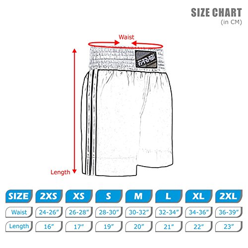 Farabi Pro Boxing Shorts for Boxing Training Punching, Sparring Fitness Gym Clothing Fairtex jiu Jitsu MMA Muay Thai Kickboxing Equipment Trunks (Black, X-Large)