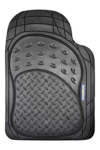 GOOD YEAR GOD9023 1 Juego de alfombras de Goma Puente recortables Color Goodyear, Negro 3 Piezas