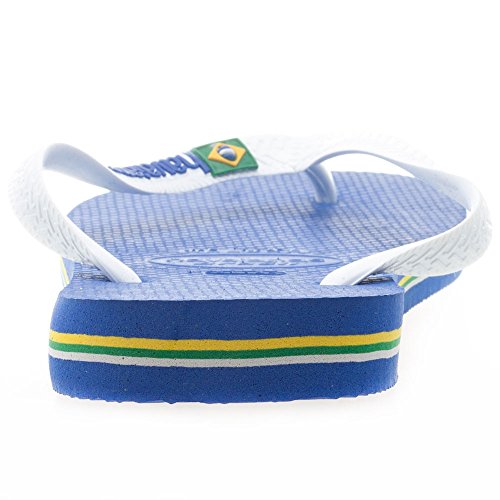 Havaianas Brasil Logo, Chanclas Unisex Adulto, Azul (Marine Blue), 43/44 EU