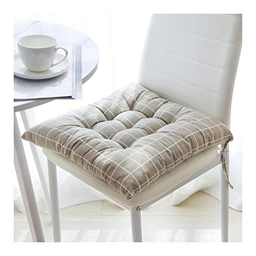 HONGBI Cojines para Sillas, Cojin para Silla con Lazos,Cojines para Interior o Exterior de Algodon, Medidas para Decorar Cuadrado: Color 7 40x40cm