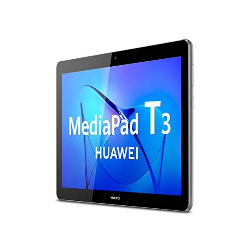 Huawei Mediapad T3 10 - Tableta 9.6", HD IPS, WiFi, Procesador Quad-Core Snapdragon 425, 2GB RAM, 16GB Memoria Interna, Android 7, color Gris