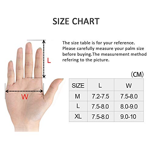 I Kua Fly Guantes Ciclismo Antideslizante Pantalla Táctil Guantes MTB para Hombre Mujer Gel Almohadilla Guantes de Bicicleta MTB Bici (Rojo, XL)
