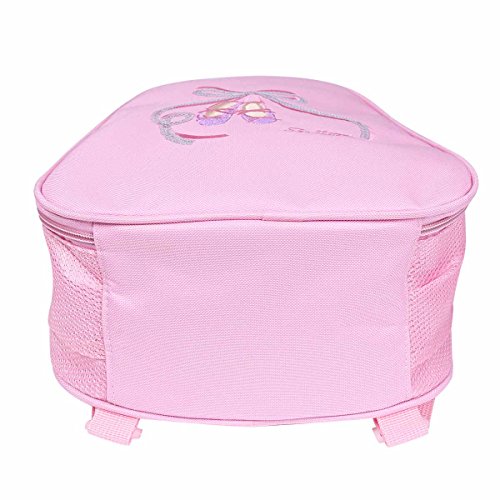 IEFIEL Mochila Bolsa de Ballet Danza Deportes para Niña Bolsa Infantil Personalizada Bordada Princesa Niña Rosa talla única
