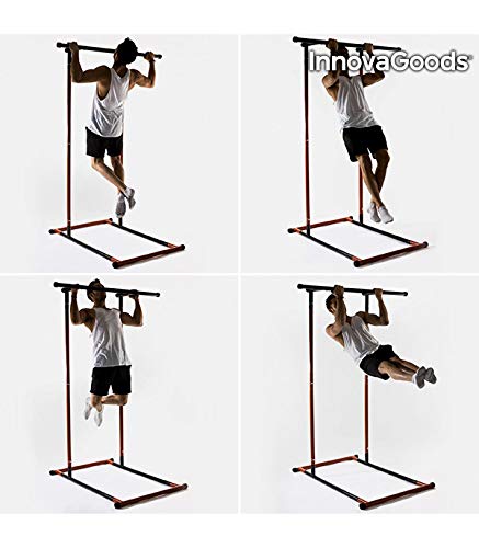 InnovaGoods IG811464 Estación de Dominadas y Fitness, Unisex Adulto, Negro, Talla Única