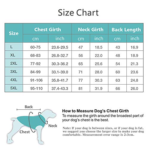 IREENUO Chaqueta 100% Impermeable para Mascotas Perros Abrigos de Invierno cálido Negro-L