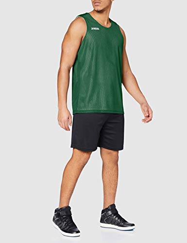Joma Aro Basketball Reversibil Camiseta, Hombres, Verde-450, L
