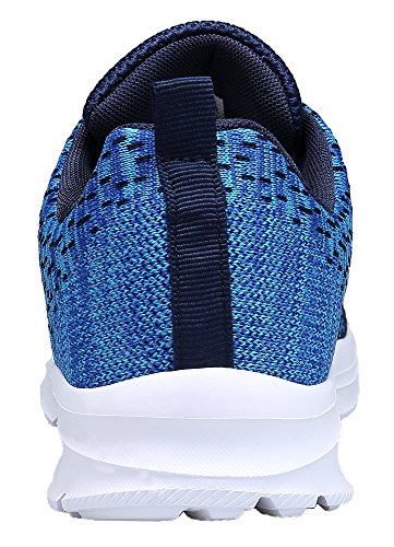KOUDYEN Zapatillas Deportivas de Mujer Hombre Running Zapatos para Correr Gimnasio Calzado Unisex,XZ746-W-blue-EU37