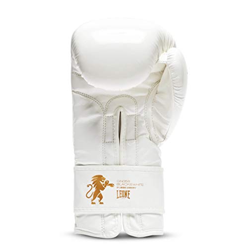 LEONE 1947 GN059 Guantes de Boxeo, Unisex – Adulto, Blanco, 14OZ