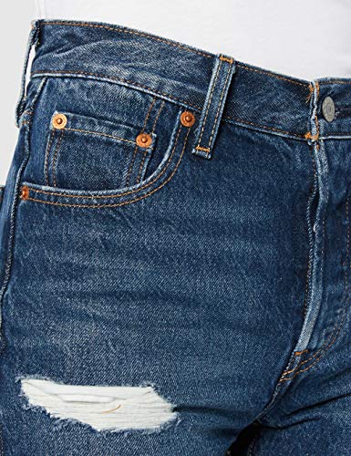 Levi's 501 High Rise Short Pantalones Cortos, Silver Lake, 26W para Mujer
