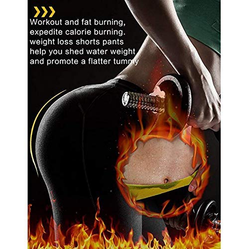 Litthing Pantalones para Adelgazar Neopreno Mujer Deportivos Pantalones Sauna Pantalón de Sudoración Adelgazar Pantalón Quema Grasa Mallas Termicos de Neopreno