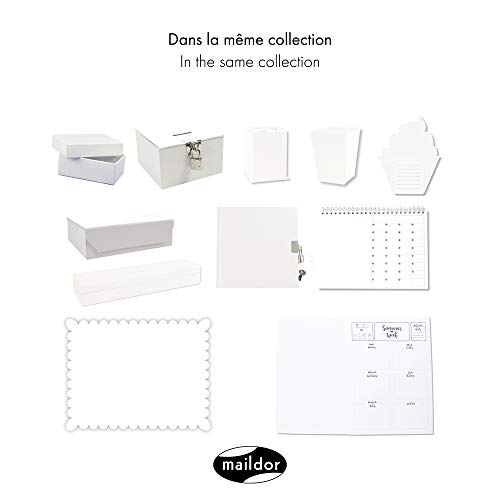 Maildor Caja del Tesoro Blanco para Personalizar