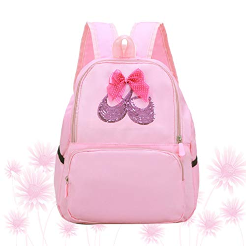 Mochila Infantil Creativa Mochila para Danza clásica Modelo Bolsa Casual de Tela para Estudiantes universitarios Chicas (Rosa) Rosa Rosa L