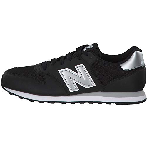 New Balance 500 Core, Zapatillas Hombre, Negro (Black Silver), 44.5 EU
