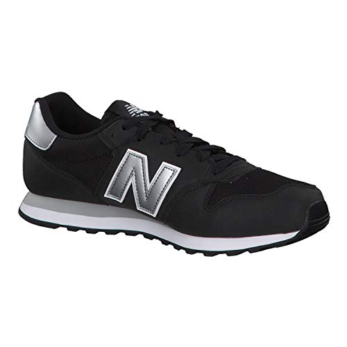 New Balance 500 Core, Zapatillas Hombre, Negro (Black Silver), 44.5 EU