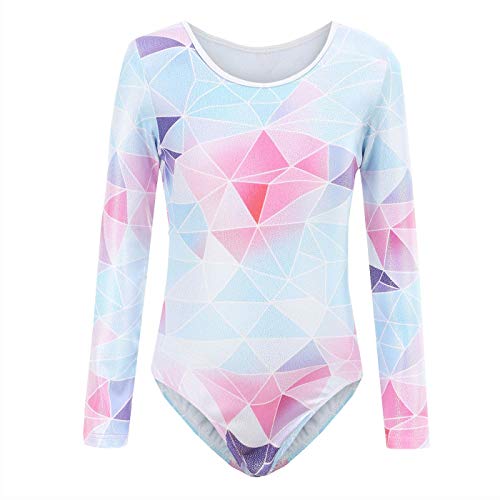 Niña Maillots de Gimnasia Clásico sin Manga con Lentejuelas