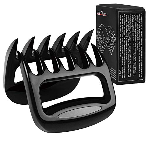 Opaceluuk Garras de Oso para BBQ para Cerdo Desmenuzado, Garras de Trituradora de Carnepara BBQ, Parrilla Ahumador Carne De Oso Garras De Pata, Accesorios para Parrillas para BBQ Ahumados.