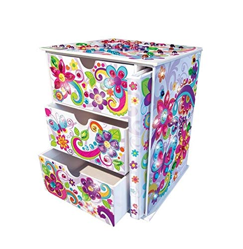 Orb Factory Sticky Mosaics - Jewel Box con cajonera, Mosaico de números