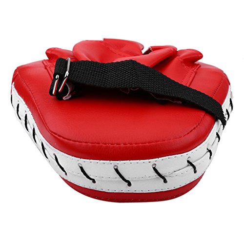 Patas de Oso - 2uds Almohadilla de Entrenamiento de Boxeo Punch Mitt Pads Martial MMA Karate Muay Thai Kicking Cojín PU Cuero