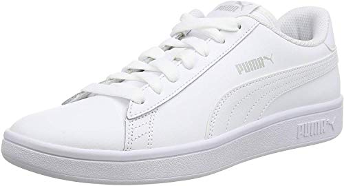 PUMA Smash V2 L, Zapatillas Unisex Adulto, Blanco White White, 42.5 EU