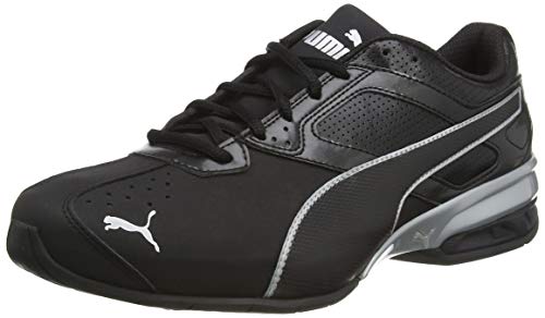 PUMA Tazon 6 FM, Zapatillas de Cross Hombre, Negro Black Silver, 45 EU